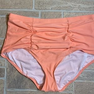 Torrid 3 Peach Swim Skirt Bottoms